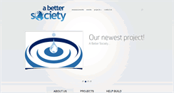 Desktop Screenshot of abettersociety.org