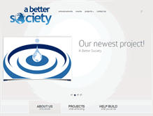 Tablet Screenshot of abettersociety.org